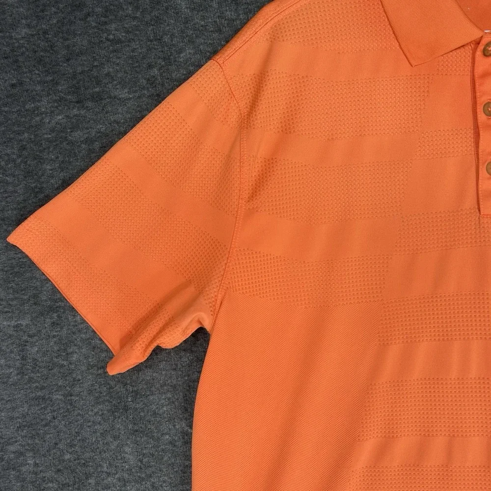 Nike Troon North Golf Polo Shirt Mens XL Orange Breathable Short sleeve - Picture 4 of 13